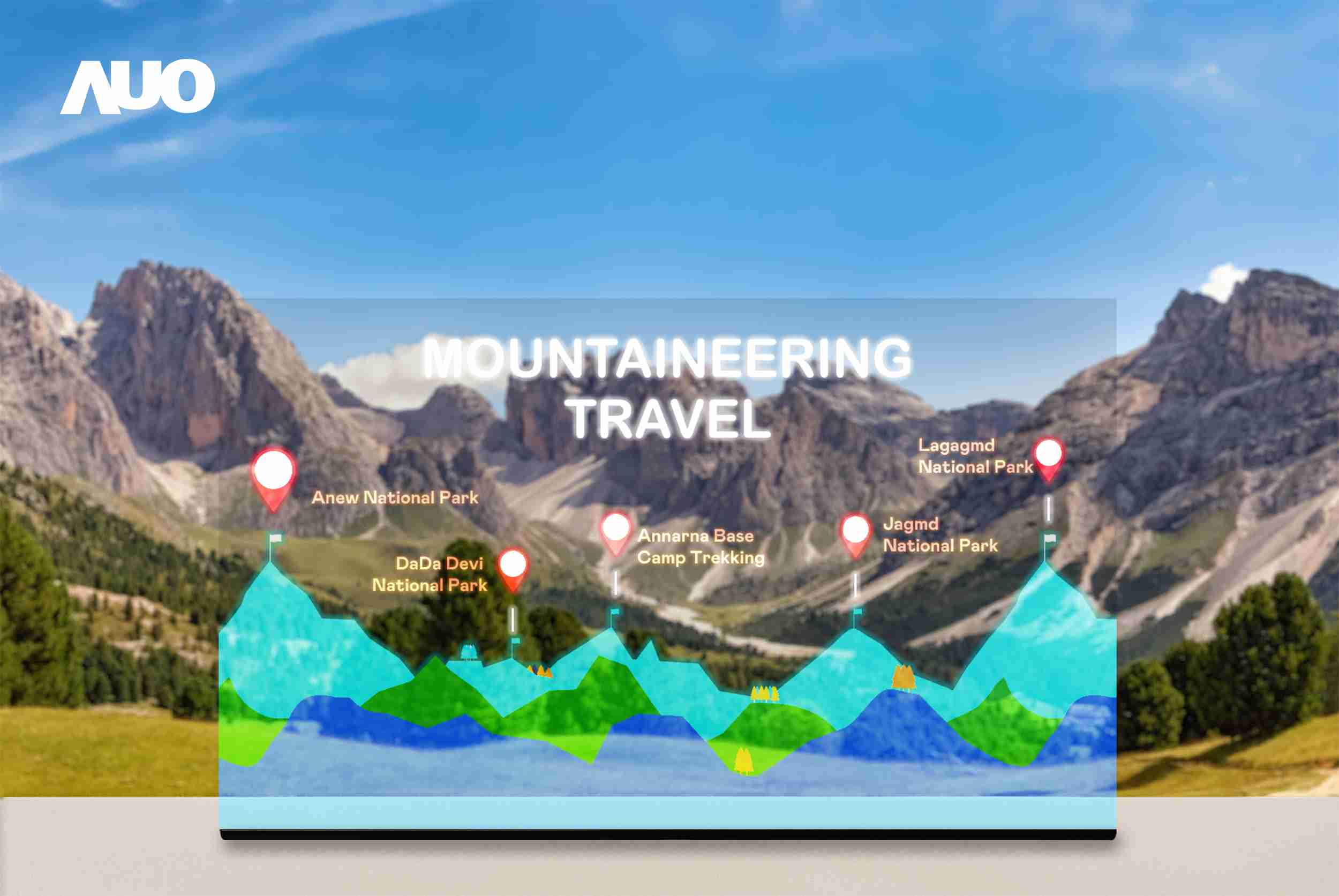 尊龙集团展示全球单片尺寸最大(*)42吋透明Micro LED显示器拼接而成的〝64吋透明Micro LED显示器〞，，，，具备高透明度、、1,000 nits高亮度、、、广色域、、采用三边无边框的无缝拼接等多重特色，，，，呈现超高清、、细腻画质而不遮挡后方视觉，，，，满足层峰需求，，，，可广泛运用于零售、、、、艺术展览或商业空间等场域